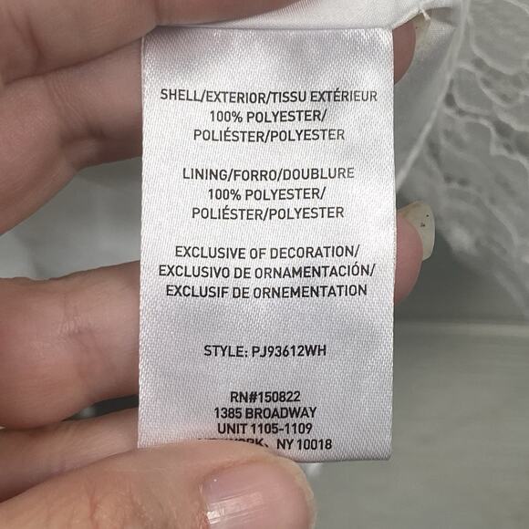 NWT Mia & Mimi White Christening Gown Dedication Dress 0-3 Months 3M Baby Girls - Picture 5 of 8